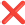 ❌