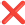 ❌